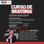 Curso de Oratória. Inscrições abertas