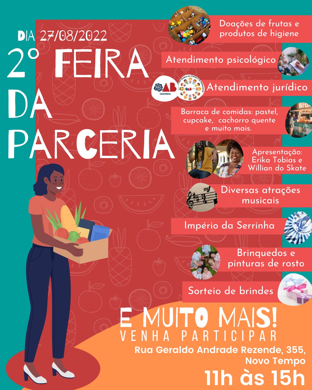 Feira da Parceria. Participe!