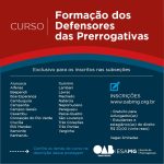 Curso Presencial de Formação dos Defensores das Prerrogativas