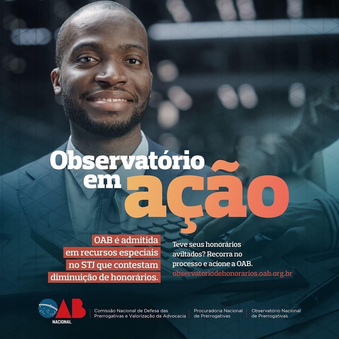 Observatório de Honorários  em ação