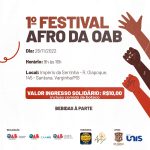 A OAB Varginha promoverá o 1º Festival Afro da OAB