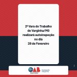 Portaria estabelece procedimentos para a realização da Autoinspeção na 2ª Vara do Trabalho