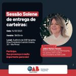 OAB Varginha realizará mais uma sessão solene para entrega de carteiras