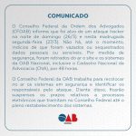 Comunicado Importante: CONSELHO FEDERAL