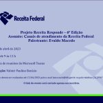 Projeto Receita Responde: 6ª Edição. Participe!