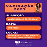 Vacinação 2023: Não esqueça dessa data. Ela é muito importante para a sua saúde!