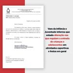 Vara da Infância e Juventude informa que estuda alteração nas que regulam a entrada de crianças e adolescentes em atividades esportivas e festas em geral