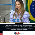 Presidente da Comissão de Direito Médico realiza Tribuna Livre