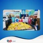 Comissão Permanente do Terceiro Setor da OAB/MG em parceria com Comissão do terceiro setor da subseção de Varginha, juntamente com a voluntária Romilda realizam ação para arrecadação de alimentos