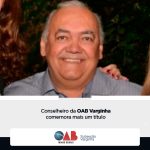 Conselheiro da OAB Varginha comemora mais um título