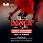 Aulas de Dança de Salão. Efetive a sua inscrição. Vagas limitadas