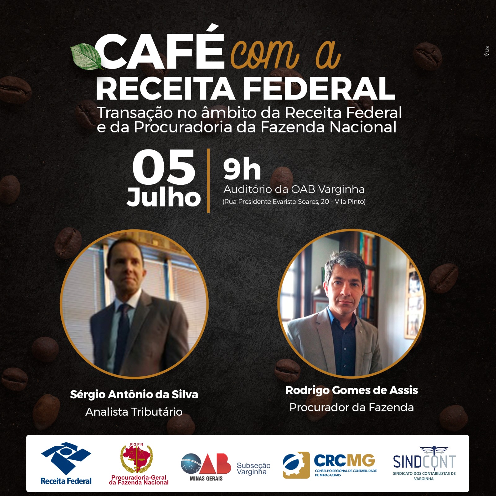 Café com a Receita Federal: Inscrições Abertas!