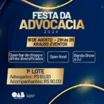 Festa da Advocacia 2024. Garanta o seu convite!