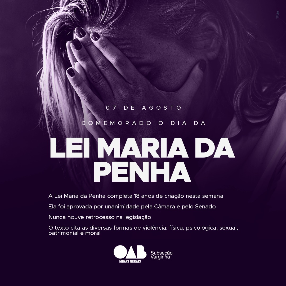 Aniversário da Lei Maria da Penha