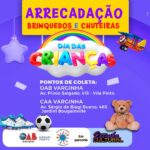 Comissão da Criança e do Adolescente,  em parceria com o Resenha Cultural,  promove arrecadação de brinquedos e chuteiras