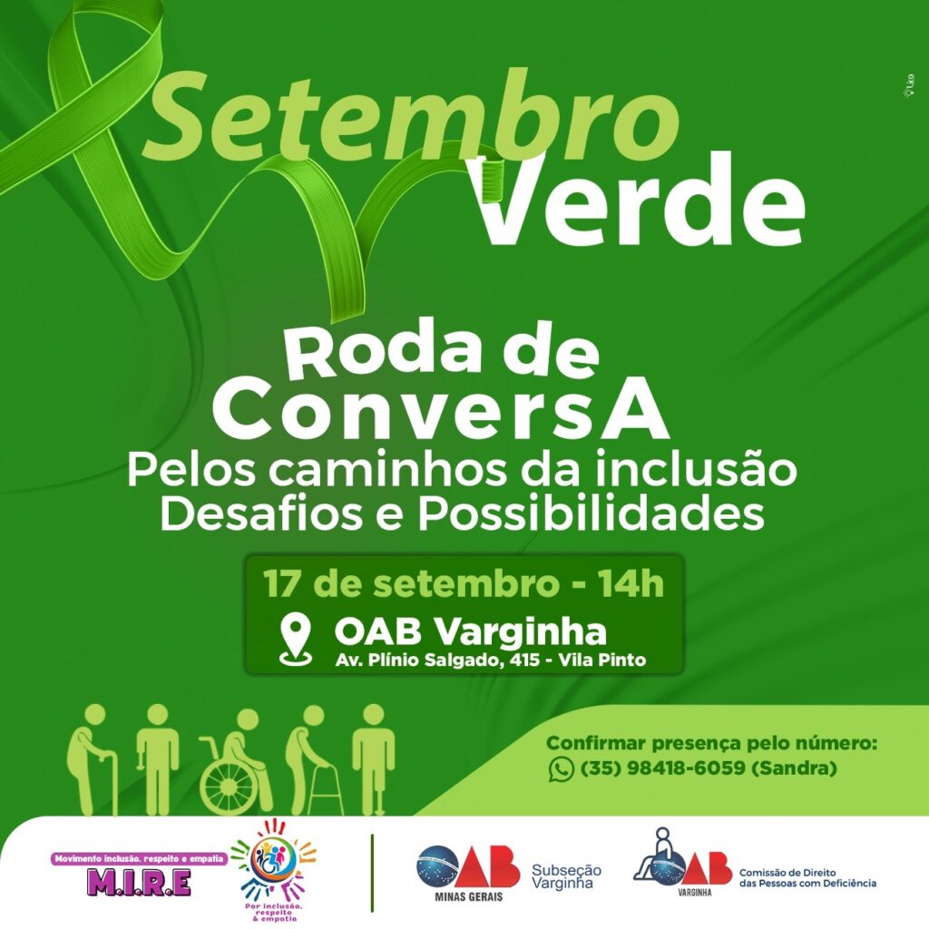 Setembro Verde: Roda de Conversa