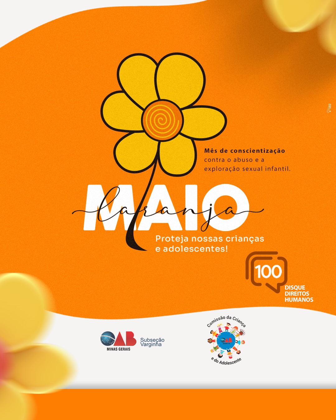 Maio Laranja – Falar é a melhor proteção