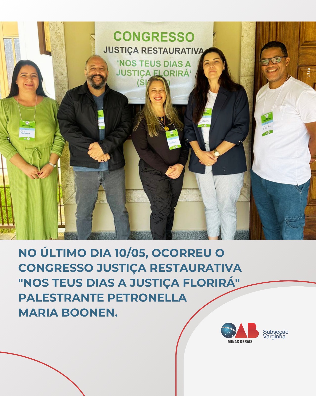 Congresso Justiça Restaurativa foi realizado com sucesso em Varginha