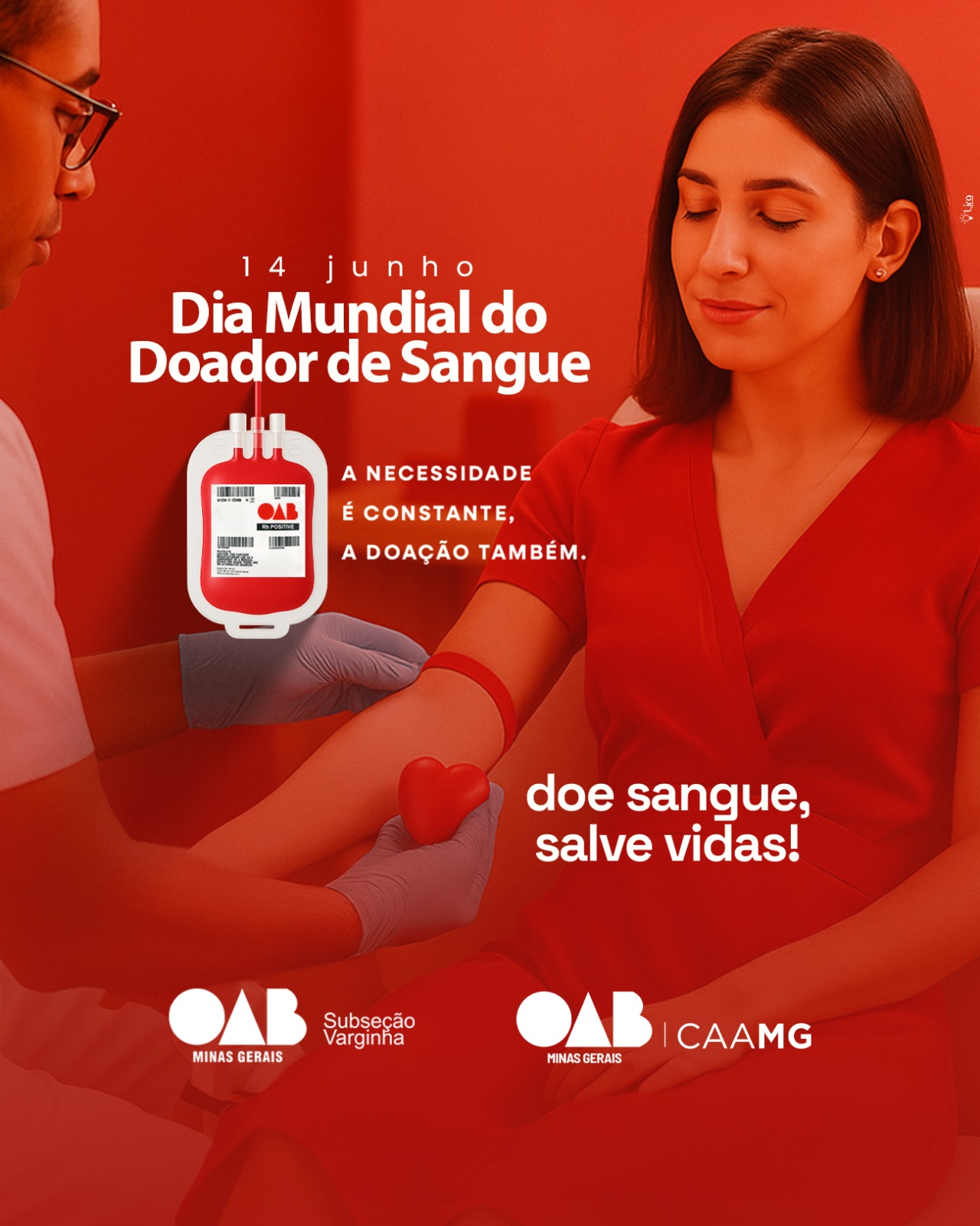 Doe sangue, doe esperança!