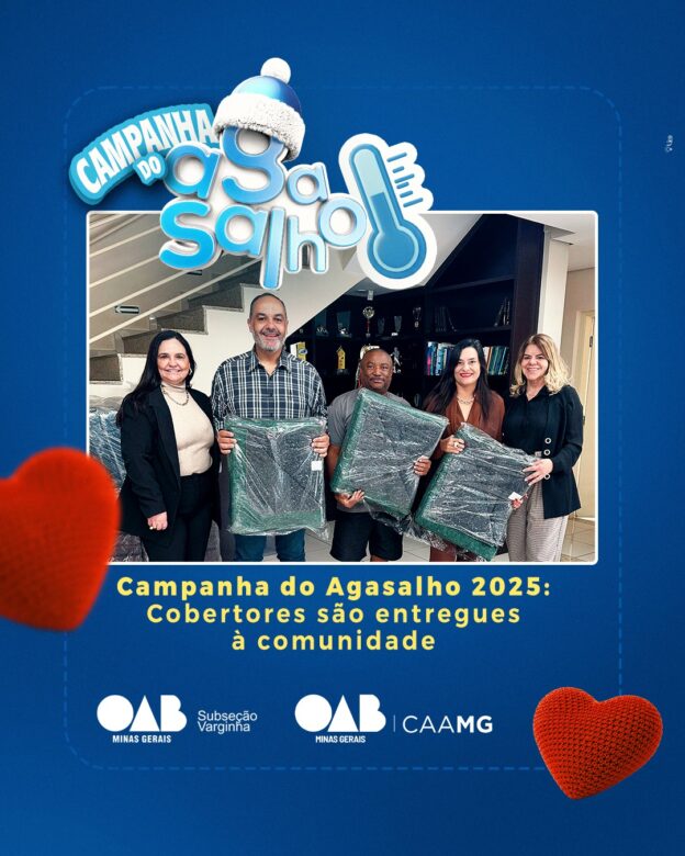 Campanha do Agasalho 2025: Cobertores são entregues à comunidade
