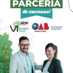 O CNB/MG agradece o apoio e carinho da OAB Varginha na promoção e divulgação da VI Caravana Notarial Mineira