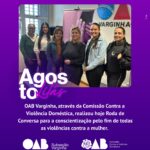 OAB Varginha promove ações pelo Agosto Lilás e reforça combate à violência contra a mulher