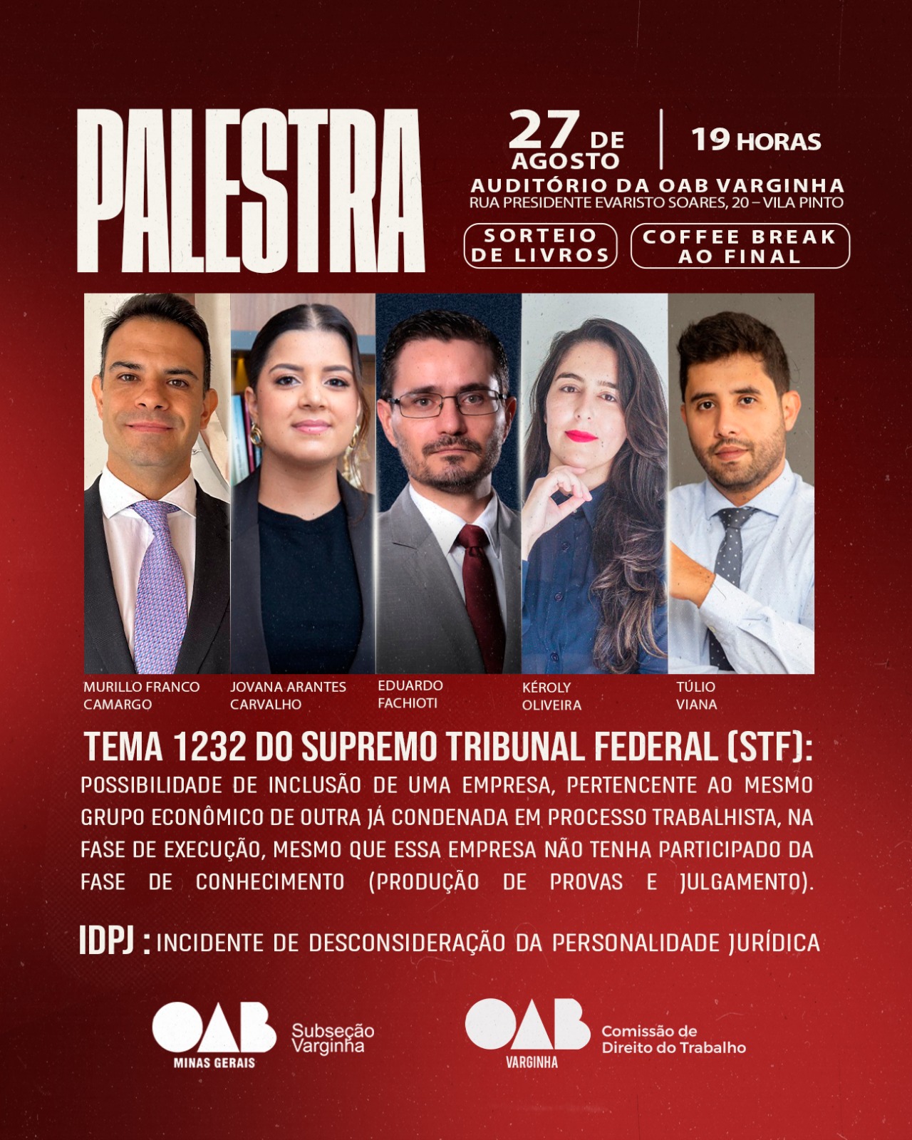 Debate Trabalhista na OAB Varginha