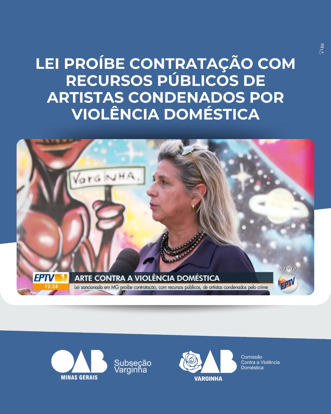 Lei proíbe contratação com recursos públicos de artistas condenados por violência doméstica