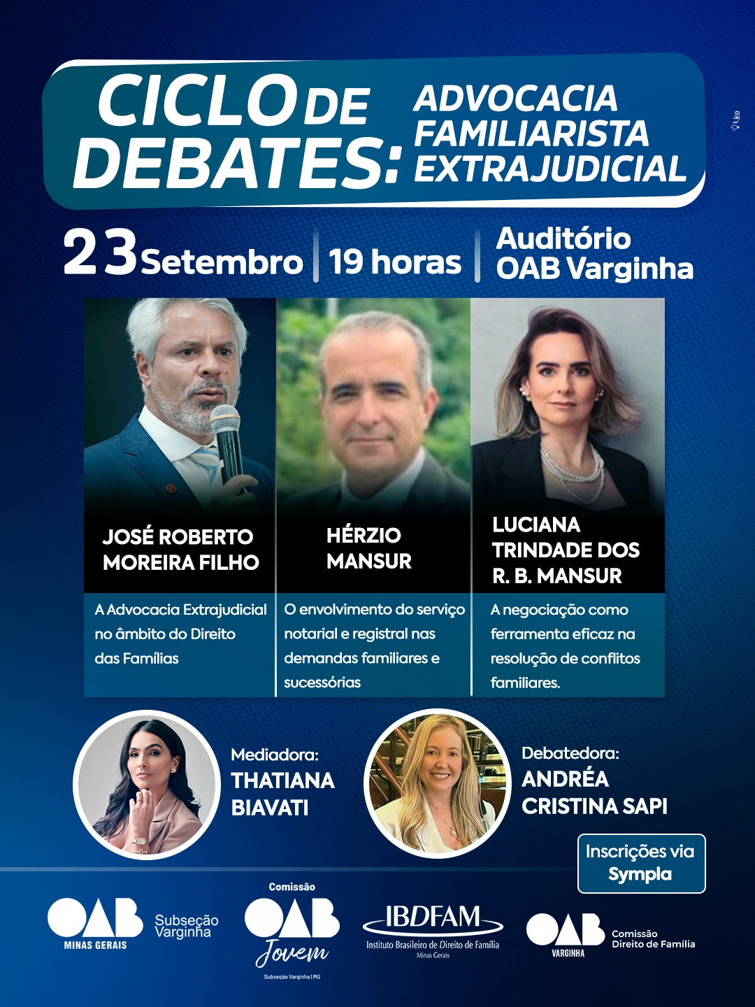 Ciclo de Debates sxobre Advocacia Familiarista Extrajudicial