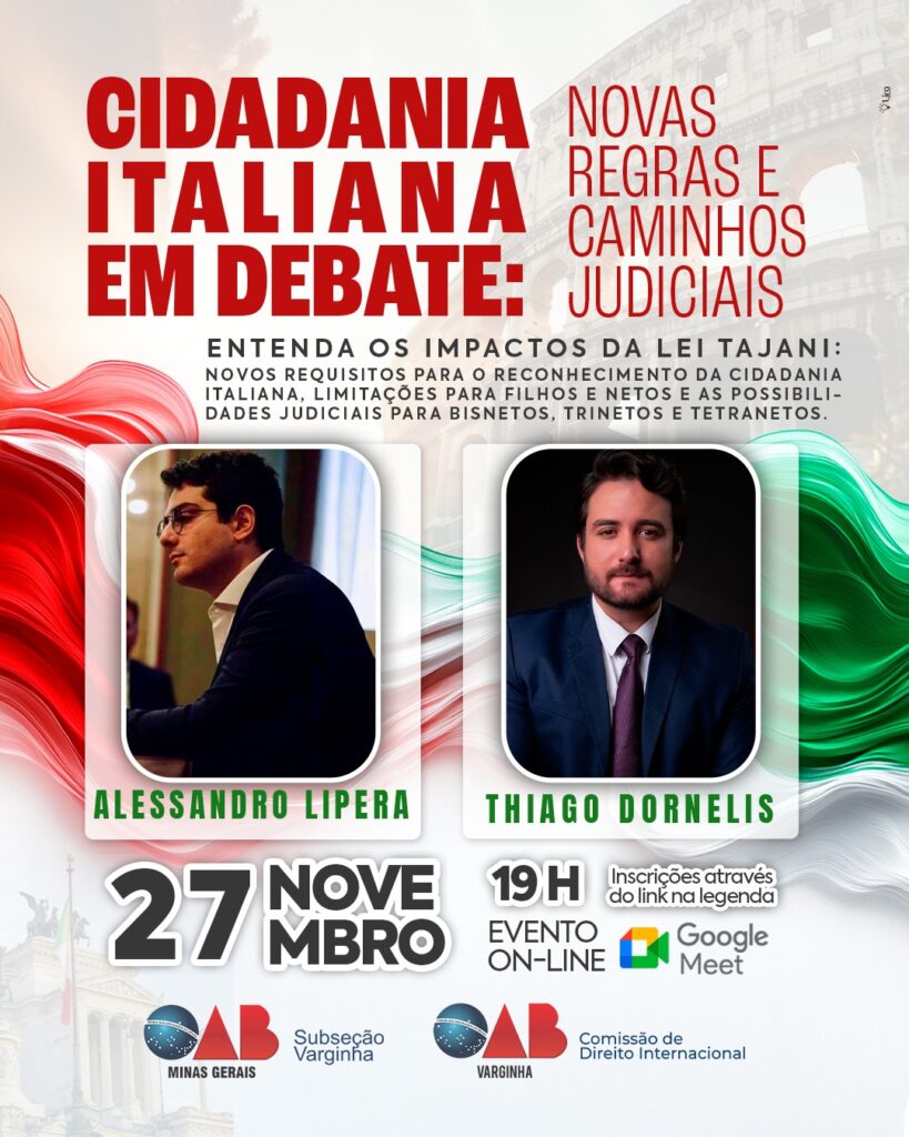 Cidadania Italiana em Debate: Novas regras e caminhos judiciais em pauta!