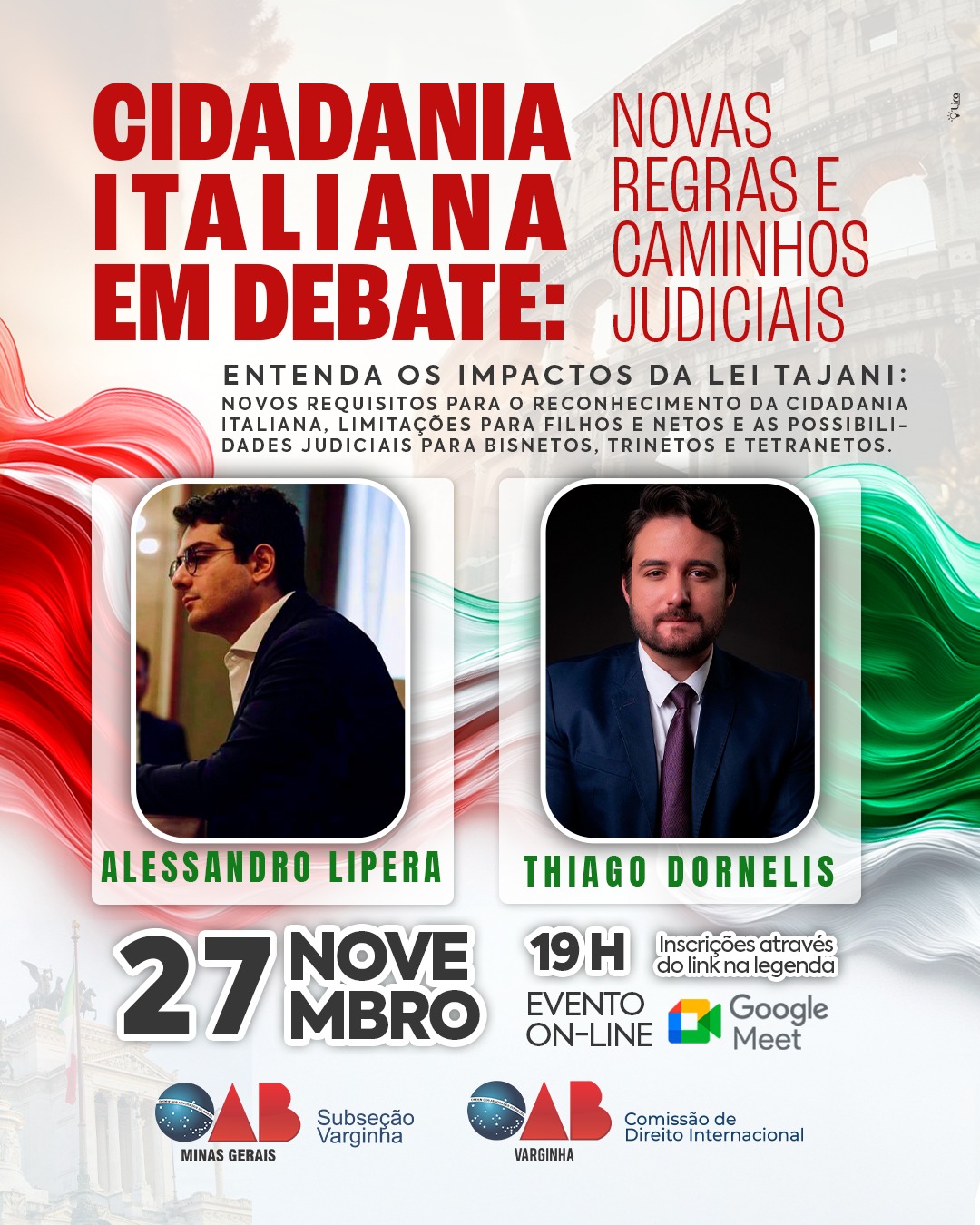 Cidadania Italiana em Debate: Novas regras e caminhos judiciais em pauta!