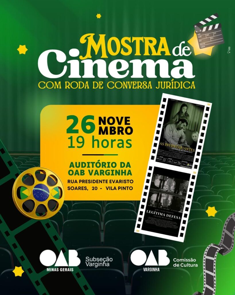 Mostra de Cinema com Roda de Conversa Jurídica