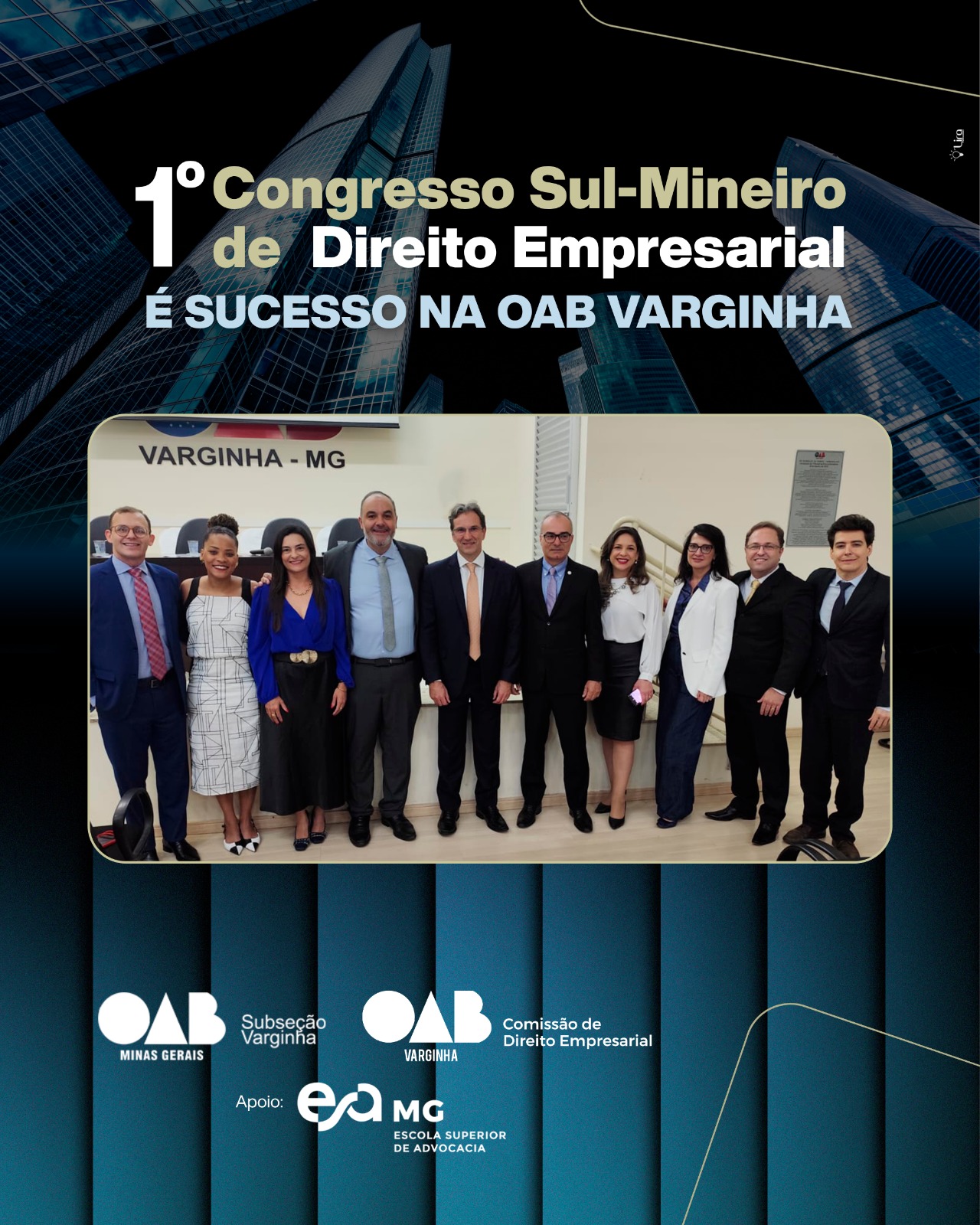 I Congresso Sul-Mineiro de Direito Empresarial é sucesso na OAB Varginha