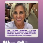 Dra. Luciane Ferreira e Souza representa Varginha na IV Jornada Maria da Penha e é nomeada para Comissão Estadual da OAB/MG