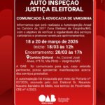 Comunicado à Advocacia de Varginha