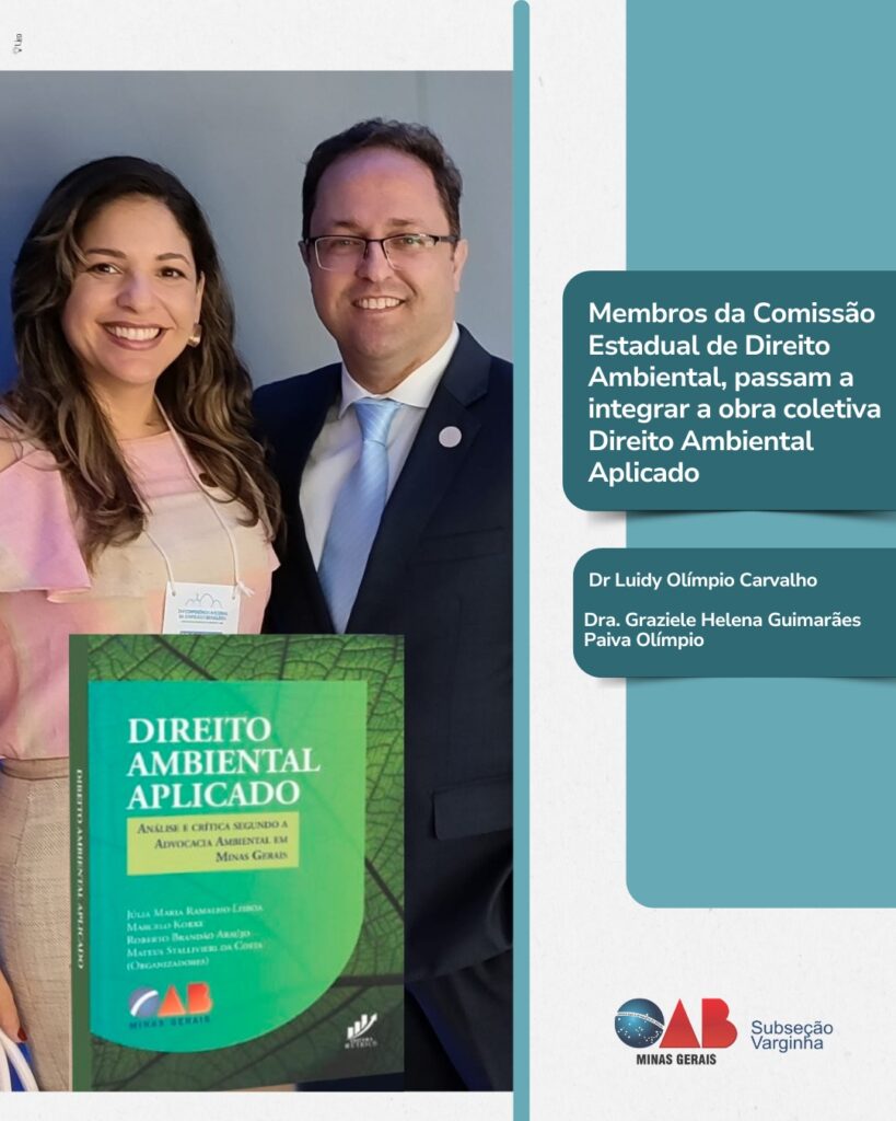 Advogados de Varginha integram obra coletiva de destaque nacional em Direito Ambiental