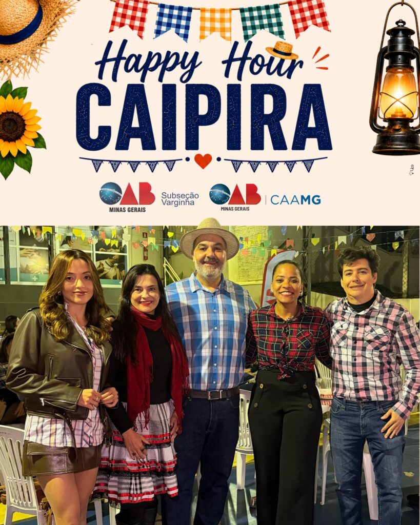 Happy Hour Caipira da OAB Varginha é marcado por grande sucesso e integração da advocacia