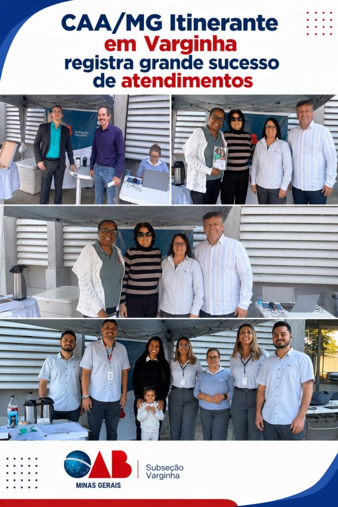 CAA/MG Itinerante em Varginha registra grande sucesso de atendimentos
