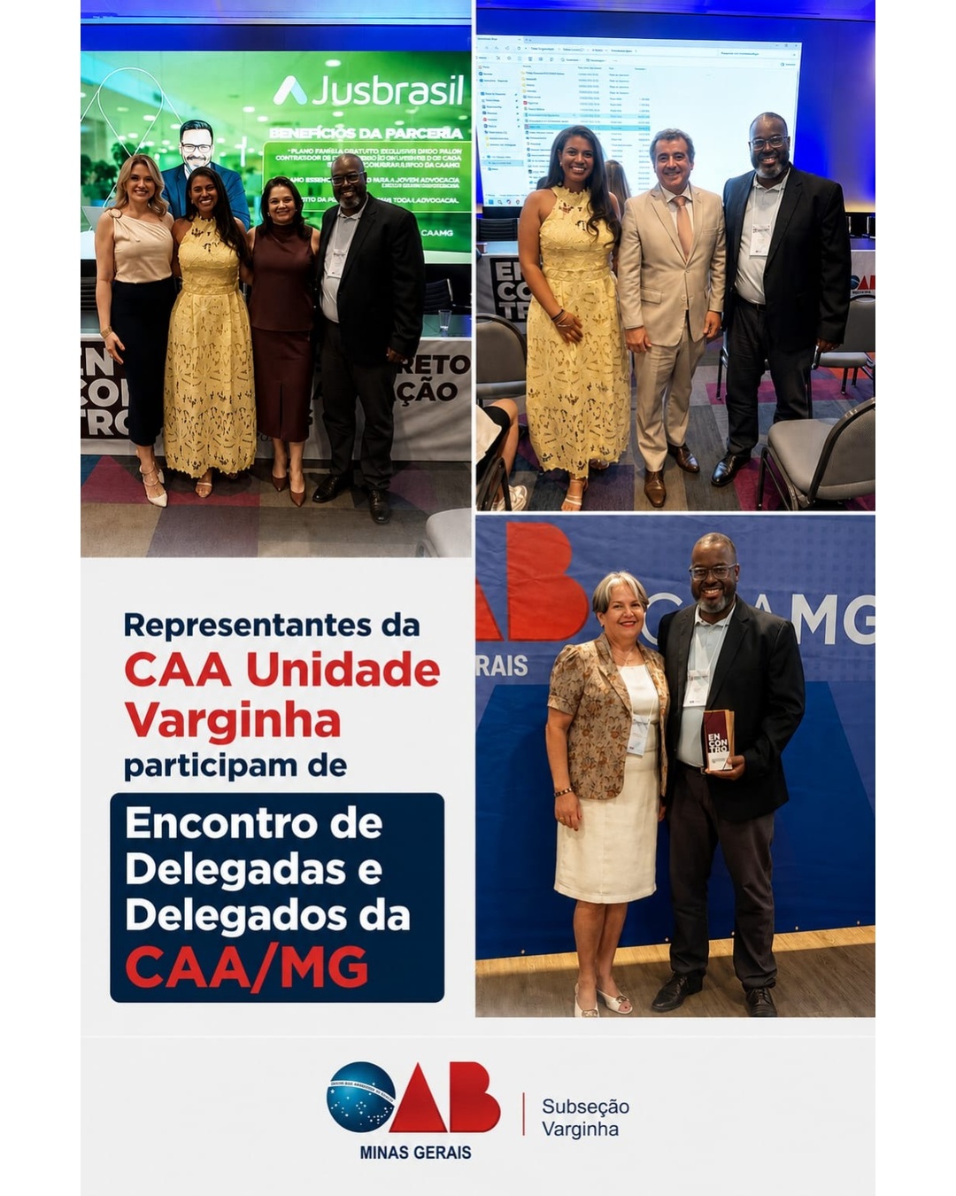 Representantes da CAA Unidade Varginha participam de Encontro de Delegadas e Delegados da CAA/MG