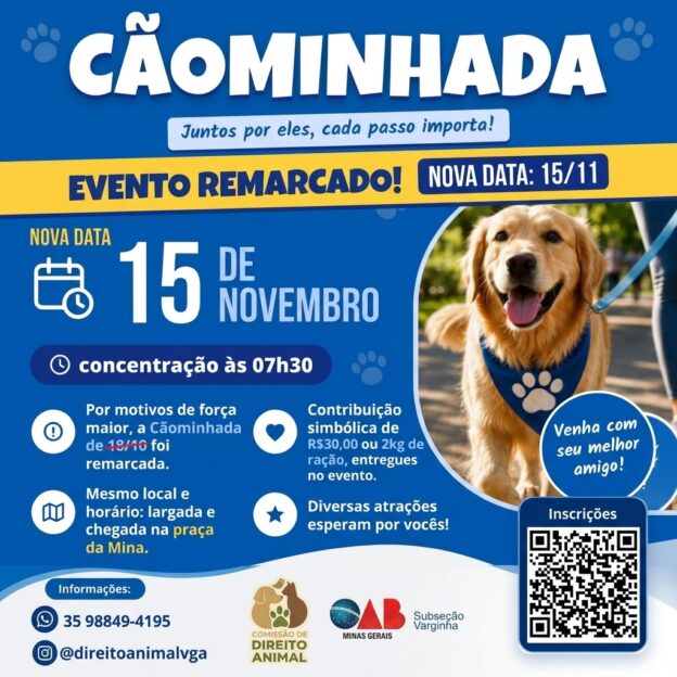 Vem aí a Cãominhada 2026