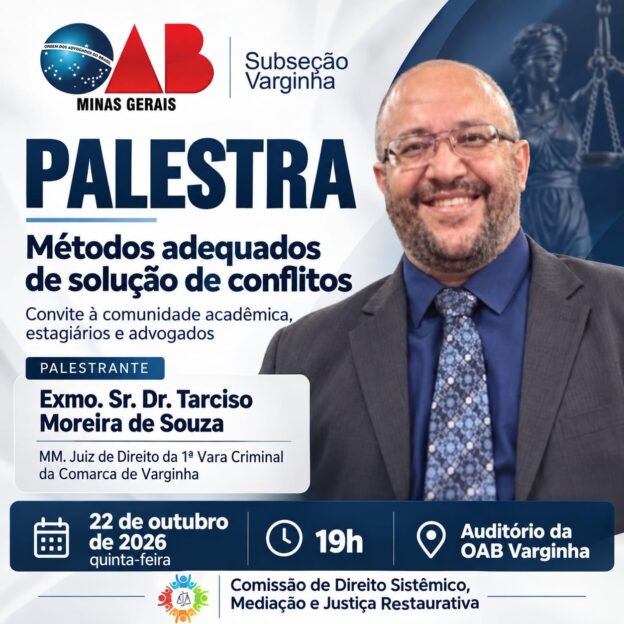 Convite à comunidade acadêmica, estagiários e advogados