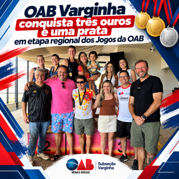 OAB Varginha conquista três ouros e uma prata em etapa regional dos Jogos de Areia da OAB em Lavras