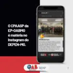 Curso realizado em Varginha é notícia no Instagram DEPEN-MG