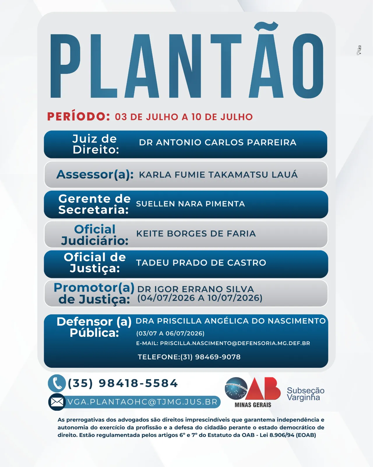Plantão Forense