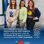 Integrantes da Comissão da Criança e do Adolescente ministram palestra