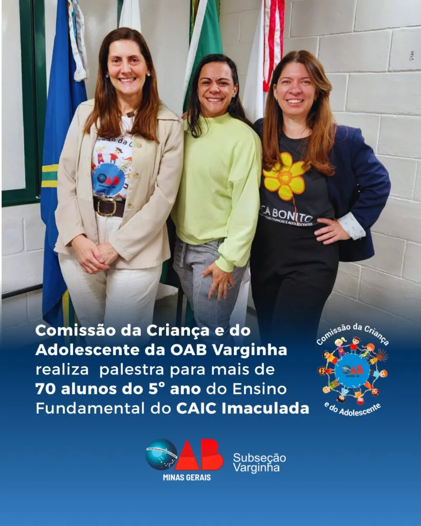 Integrantes da Comissão da Criança e do Adolescente ministram palestra