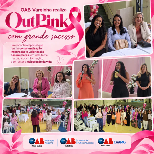 OAB Varginha realiza OutPink com grande sucesso e reforça a importância do autocuidado e da conscientização no Outubro Rosa